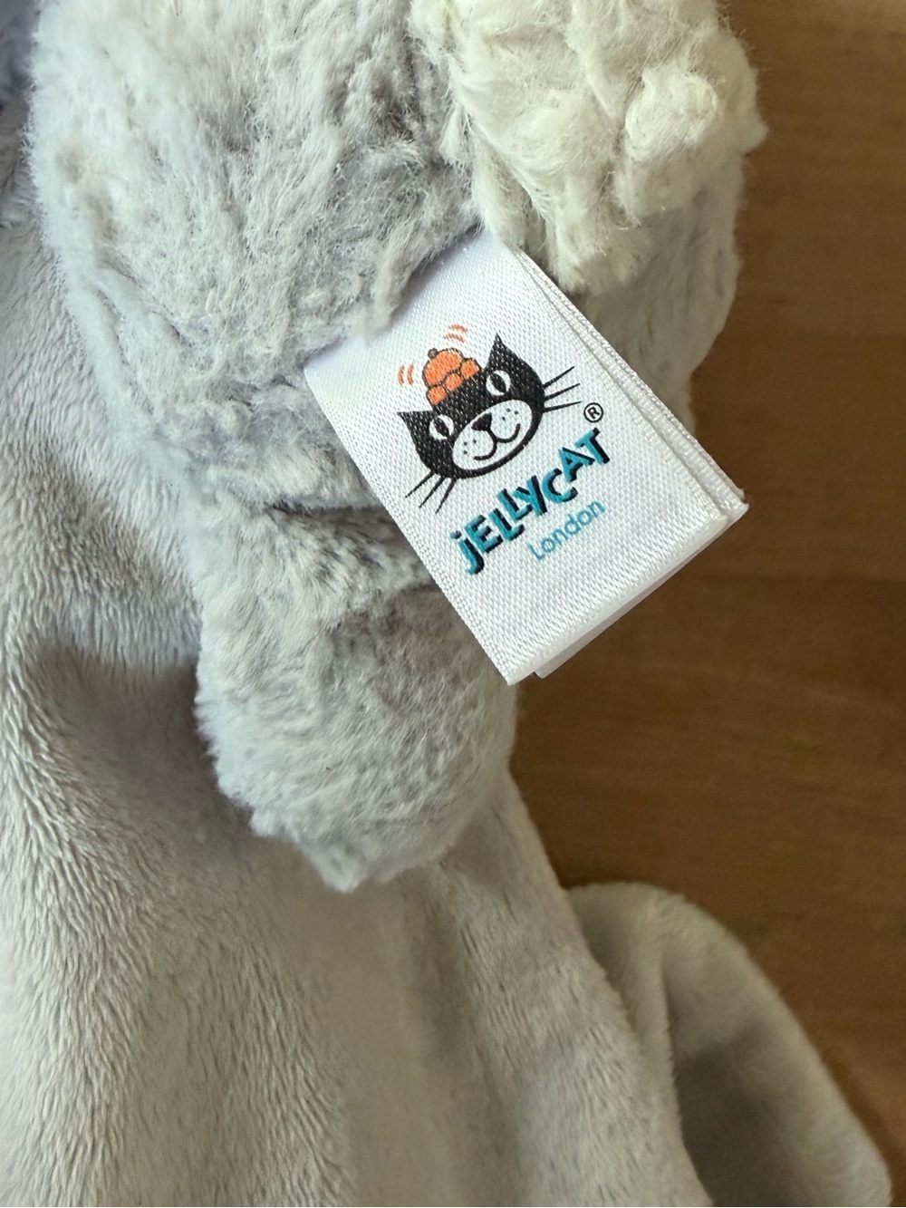 Jellycat Soft Grey Bunny lovey - Picture 4 of 4